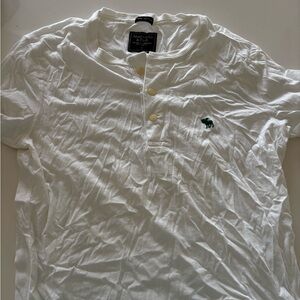Original Abercrombie & Fitch T-Shirt in small, color white, 100% Cotton!